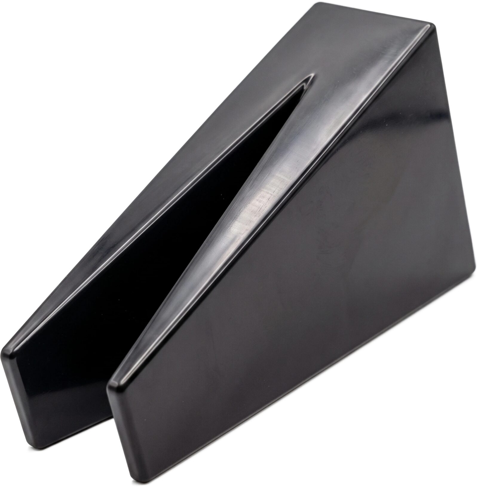 THE TERmmINATOR™ COC molded inverted RF absorber wedge on a white background